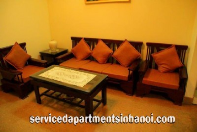 Good Size Full Furnished Apartment for rent in Tran Hung Dao street, Hoan Kiem