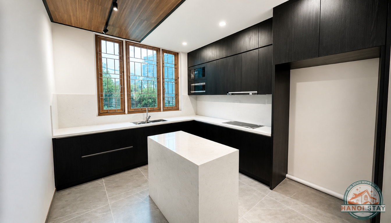 A Rare Duplex Apartment for rent in Tay Ho | Lake View, Light, and Sophistication 8