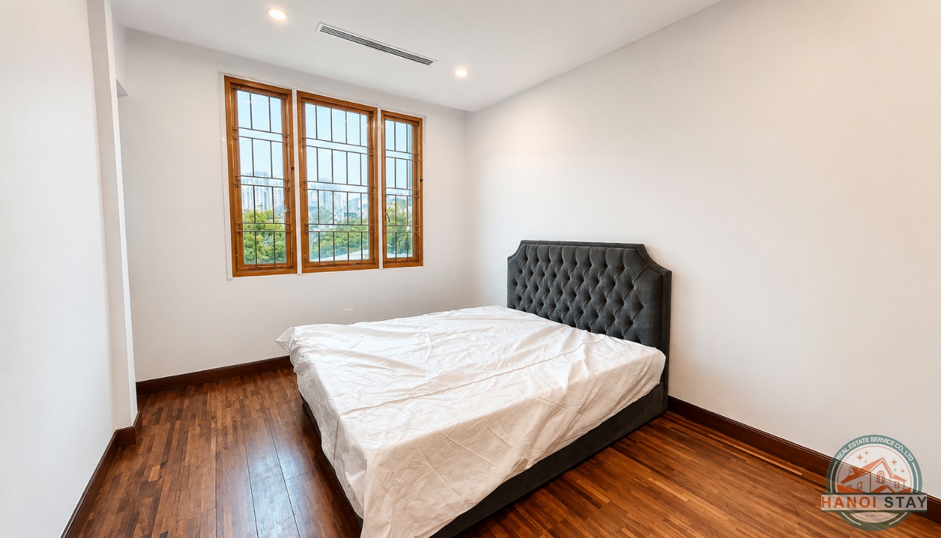 A Rare Duplex Apartment for rent in Tay Ho | Lake View, Light, and Sophistication 9