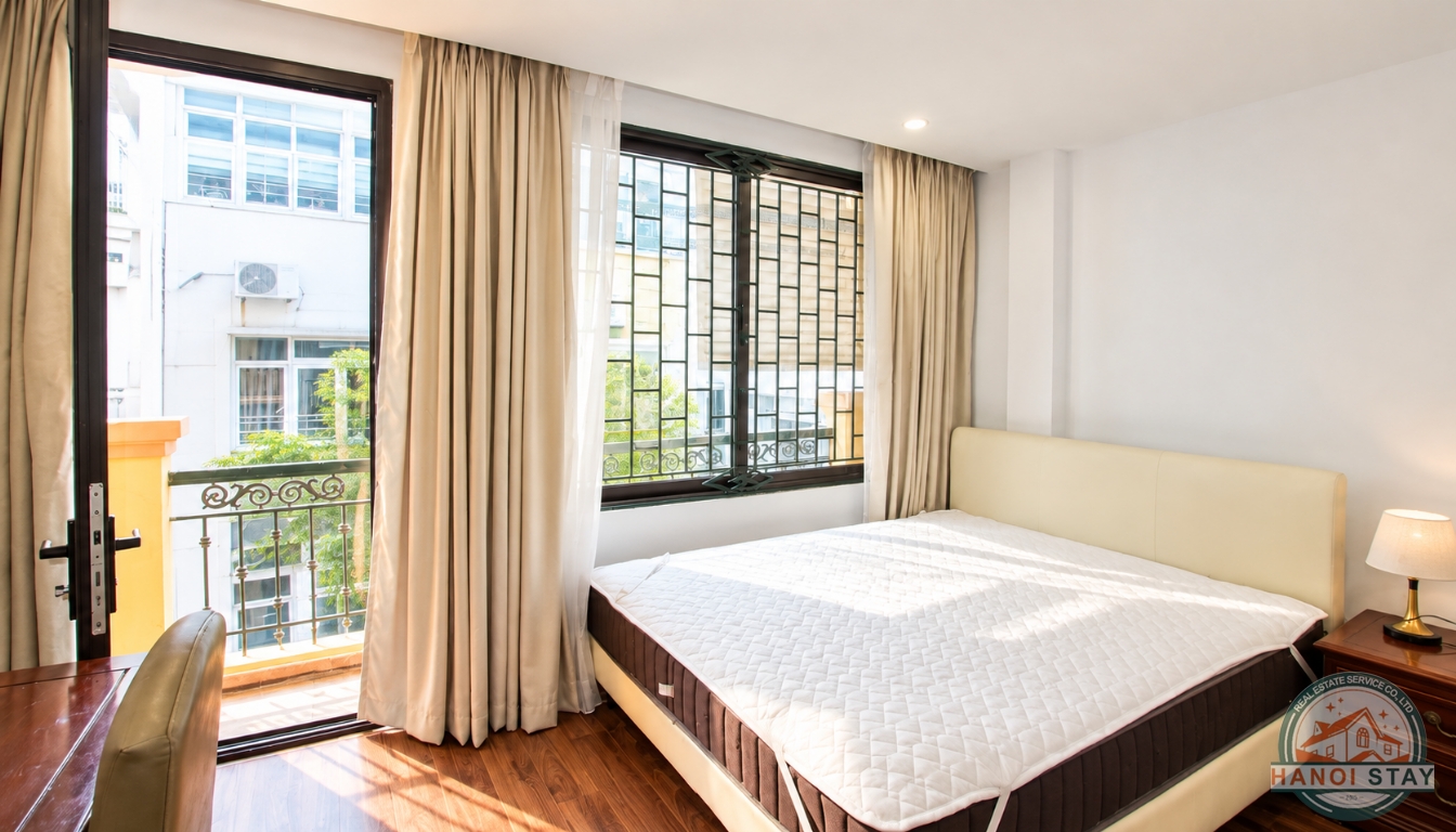 Affordable Furnished Studio Apartment for Rent near Hanoi Old Quarter 3