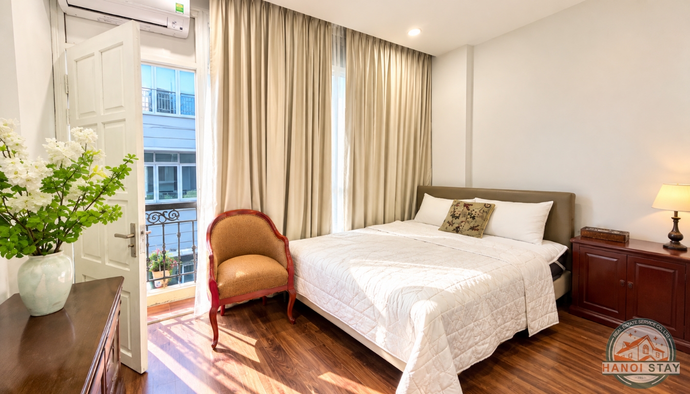 Affordable Furnished Studio Apartment for Rent near Hanoi Old Quarter 5