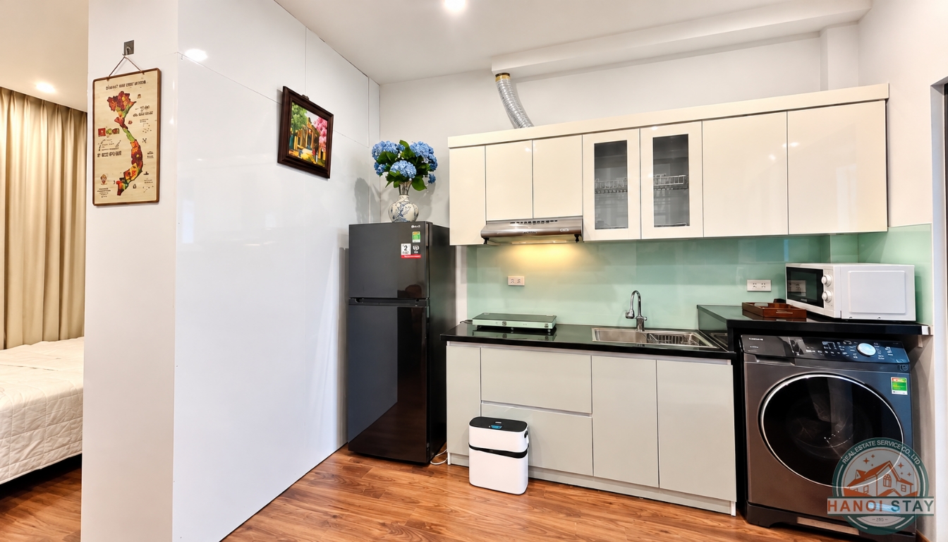 Affordable Furnished Studio Apartment for Rent near Hanoi Old Quarter 6