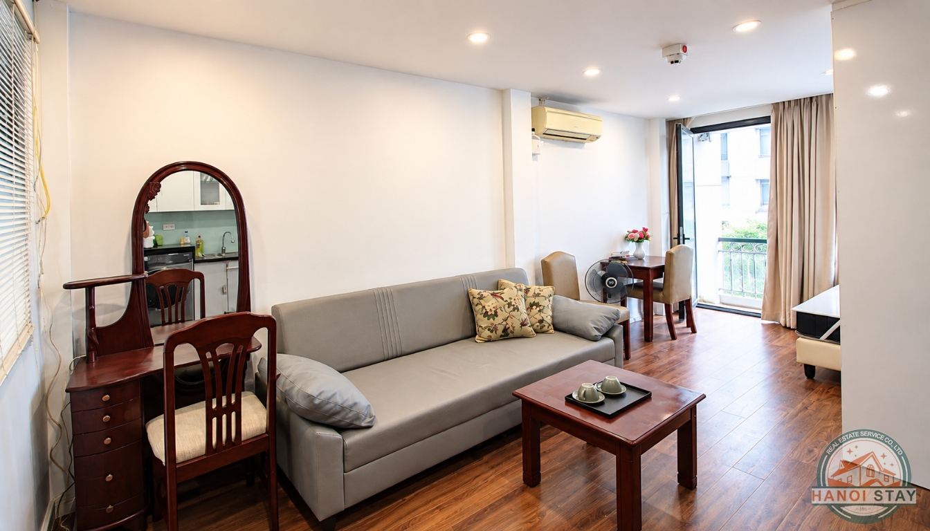 Affordable Furnished Studio Apartment for Rent near Hanoi Old Quarter 8