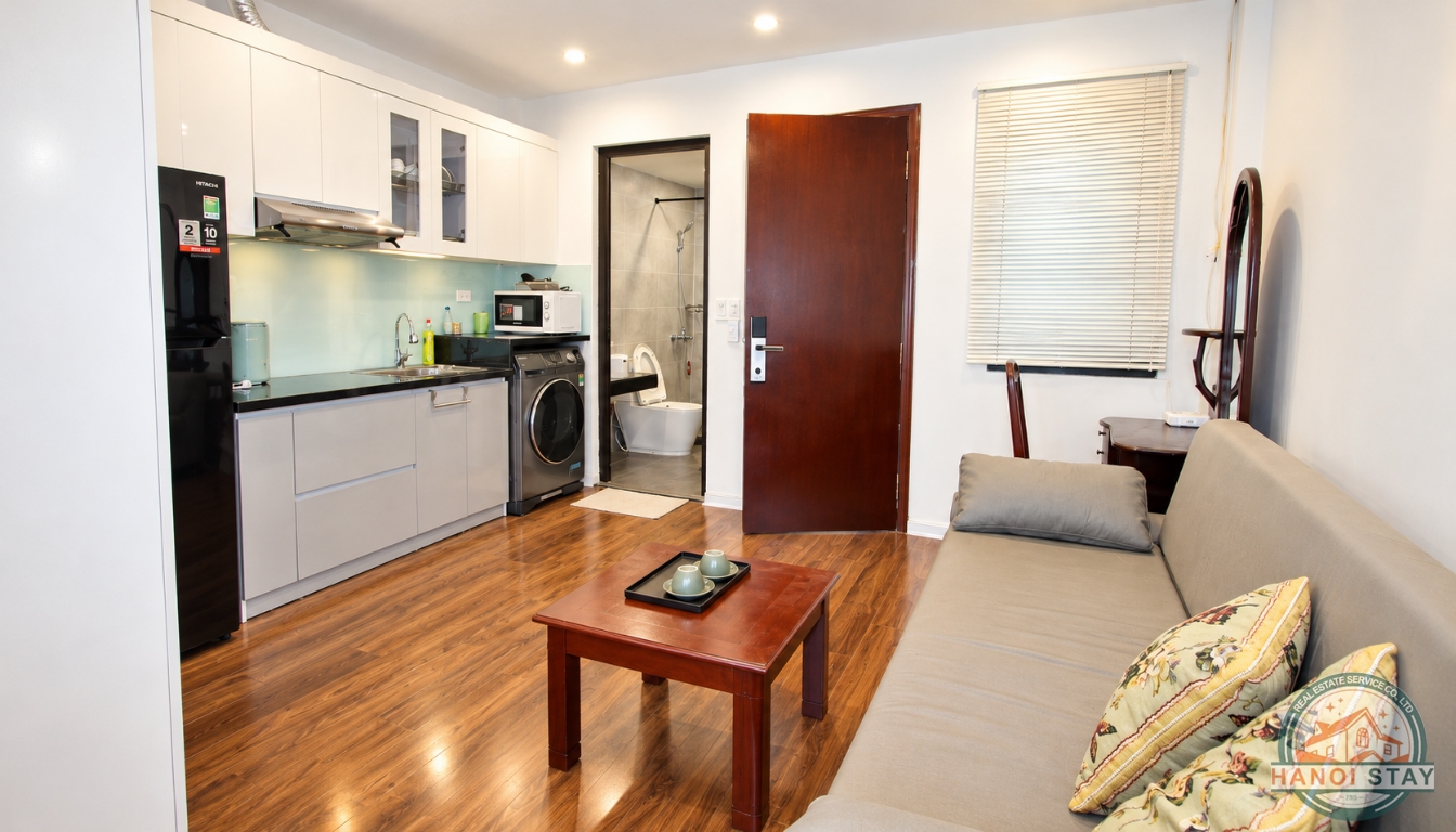 Affordable Furnished Studio Apartment for Rent near Hanoi Old Quarter 10