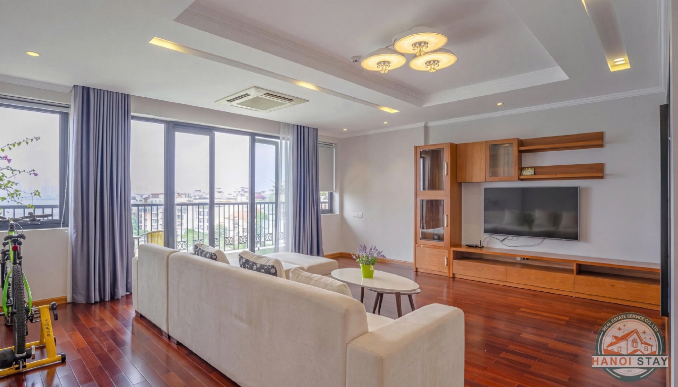 Amazing Lakefront 02 bedroom apartment for rent in Xuan Dieu str, Tay ho 15