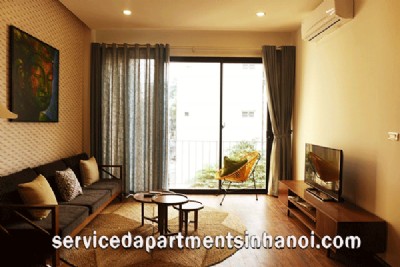 Artistic Architecture serviced apartment rental in To Ngoc Van str, Tay Ho, Two bedroom