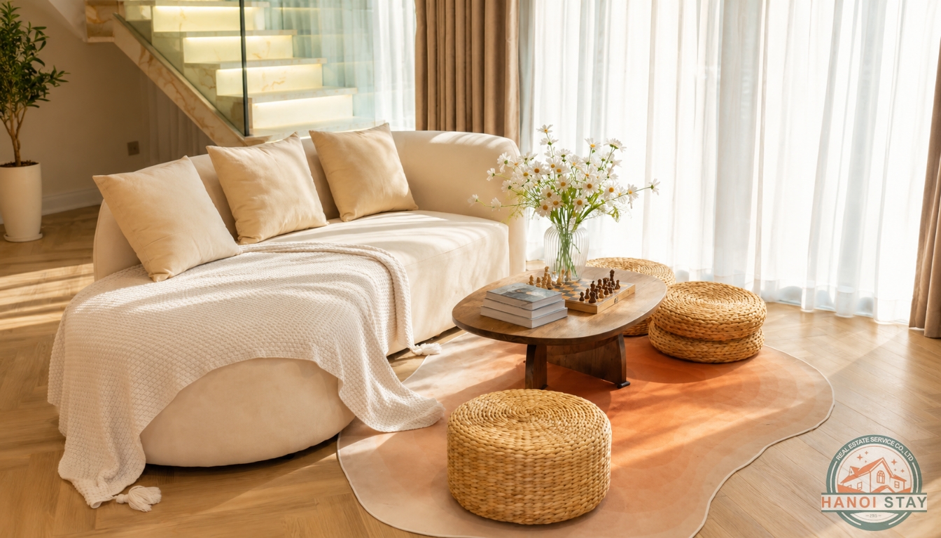 BEAUTIFUL DUPLEX APARTMENT FOR RENT IN ECOPARK NEW URBAN AREA, VIETNAM 8