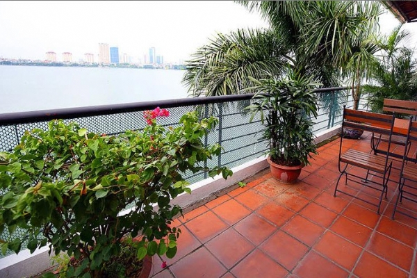 *Beautiful Lake View 2 Bedroom Apartment in Quang Khanh Area, Tay Ho with Private Balcony*