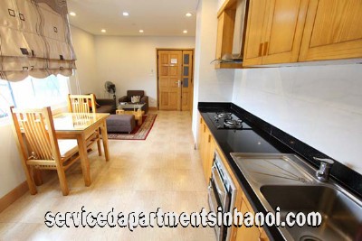 Big Balcony One Bedroom Apartment for rent in Kim Ma street, Ba Dinh