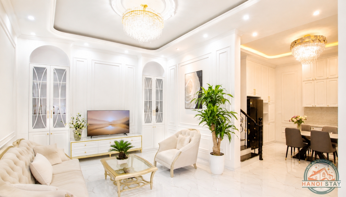 Brand New 4 BR House for rent in Thuy Khue Area, Ba Dinh 10
