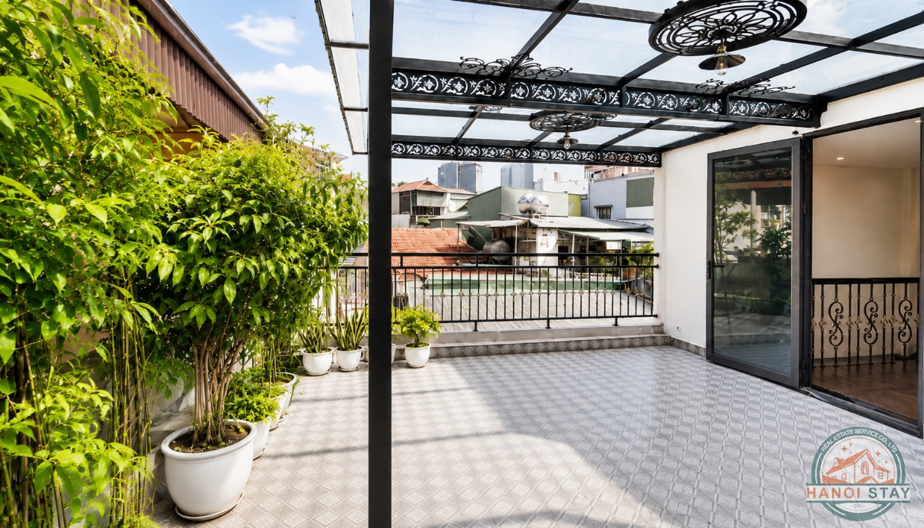 Brand New 4 BR House for rent in Thuy Khue Area, Ba Dinh 7