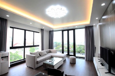 Brand New One Bedroom Apartment Rental Near Xuan Dieu street, Tay Ho, Lovely Balcony