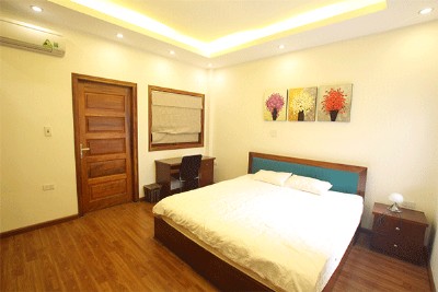 Brand new one bedroom flat rental in Van Cao, Ba Dinh, Quiet area, Car access