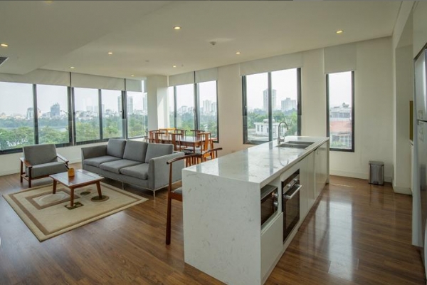 *Breathtaking Lake View 2 Bedroom Apartment For Rent in Ho Ba Mau area, Center of Hanoi*