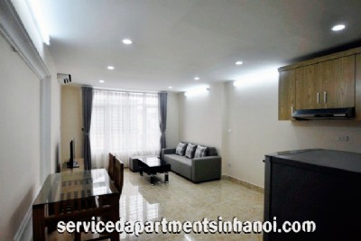 Bright and New One Bedroom Apartment Rental in Van Cao street, Ba Dinh