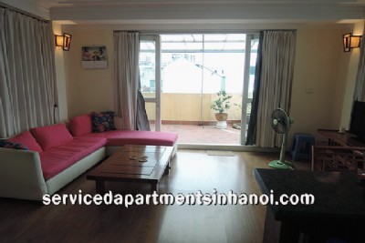 Bright Apartment With Balcony For rent in Nguyen Khac Hieu str, Truc Bach Area