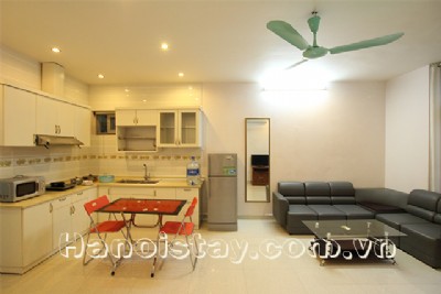 Bright & Clean One Bedroom Apartment Rental in Xuan Dieu street, Tay Ho