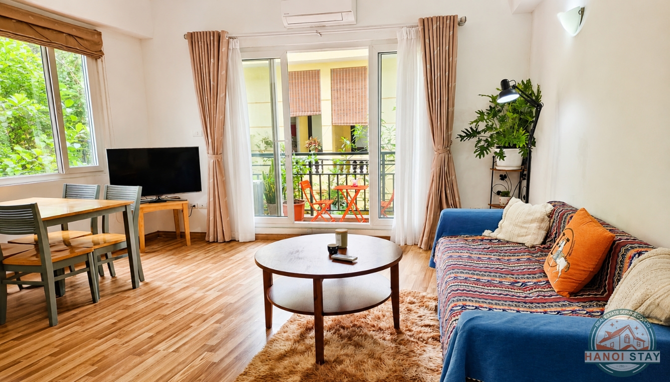 Bright & Modern one bedroom apartment for rent in Doi Can Area, Ba Dinh 8