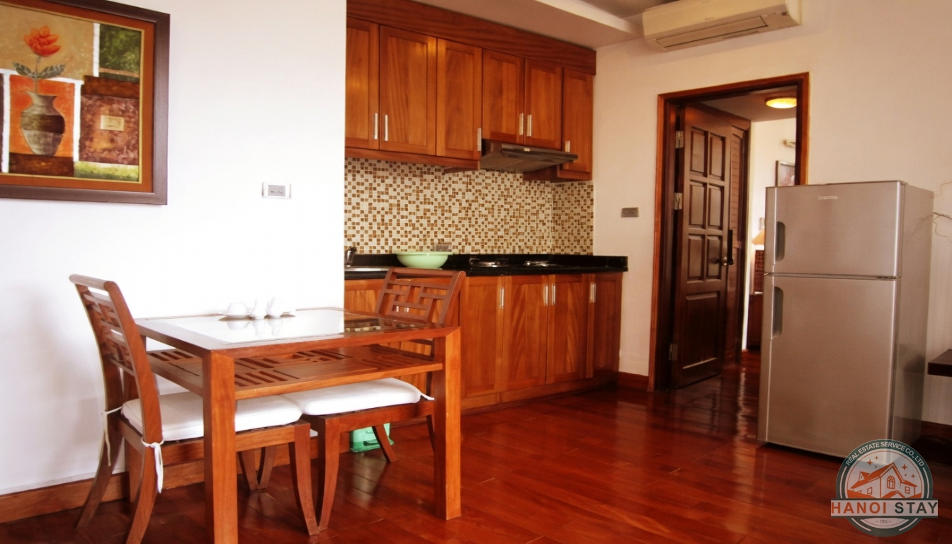 Bright & Modern One Bedroom Apartment Rental in Truc Bach Area, Ba Dinh 3