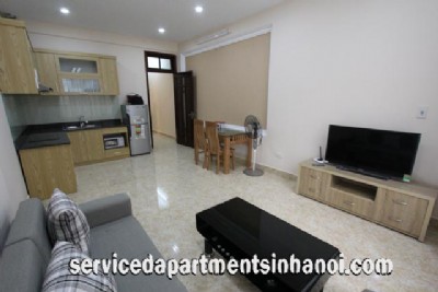 Bright Modern One Bedroom Apartment Rental in Van Cao Str, Ba Dinh