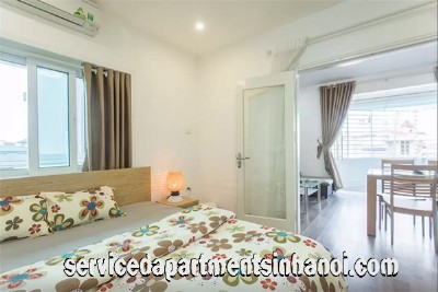 Bright One Bedroom Apartment for rent in Thuy Khue Str, Ba Dinh