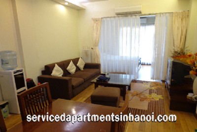 Bright One Bedroom Apartment for rent Near Phan Boi Chau street, Hoan Kiem