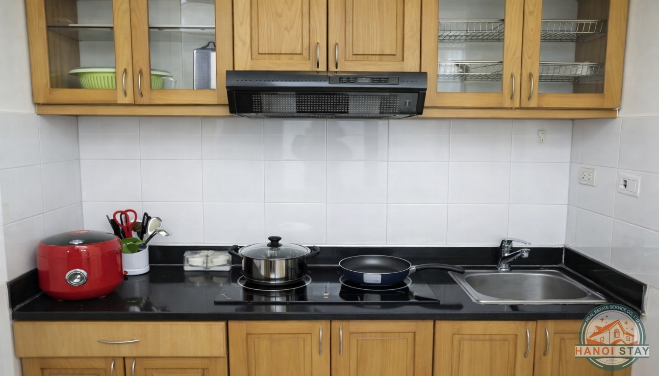 Bright Serviced Apartment for rent in Truc Bach Area, Ba Dinh 5