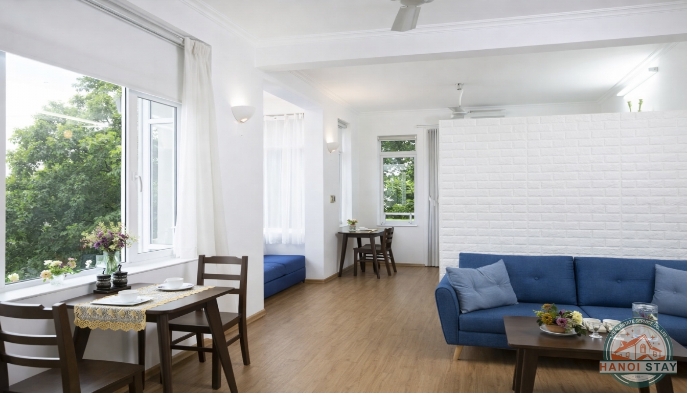 Bright Serviced Apartment for rent in Truc Bach Area, Ba Dinh 6