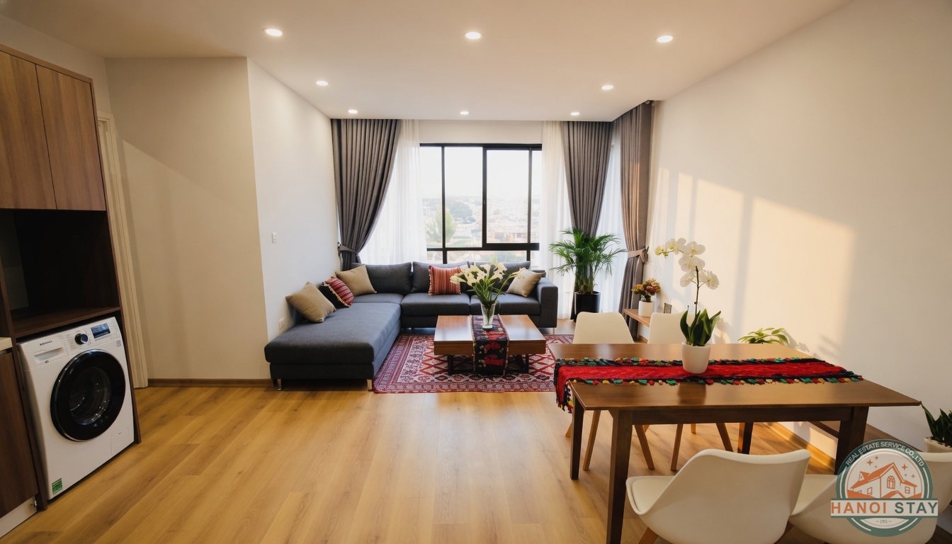 Bright, Spacious & Modern 02 BR Apartment Rental in Doi Can str, Ba Dinh 5