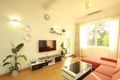 Budget Price Three Bedroom Apartment for rent in Tay Ho, Lovely Balcony