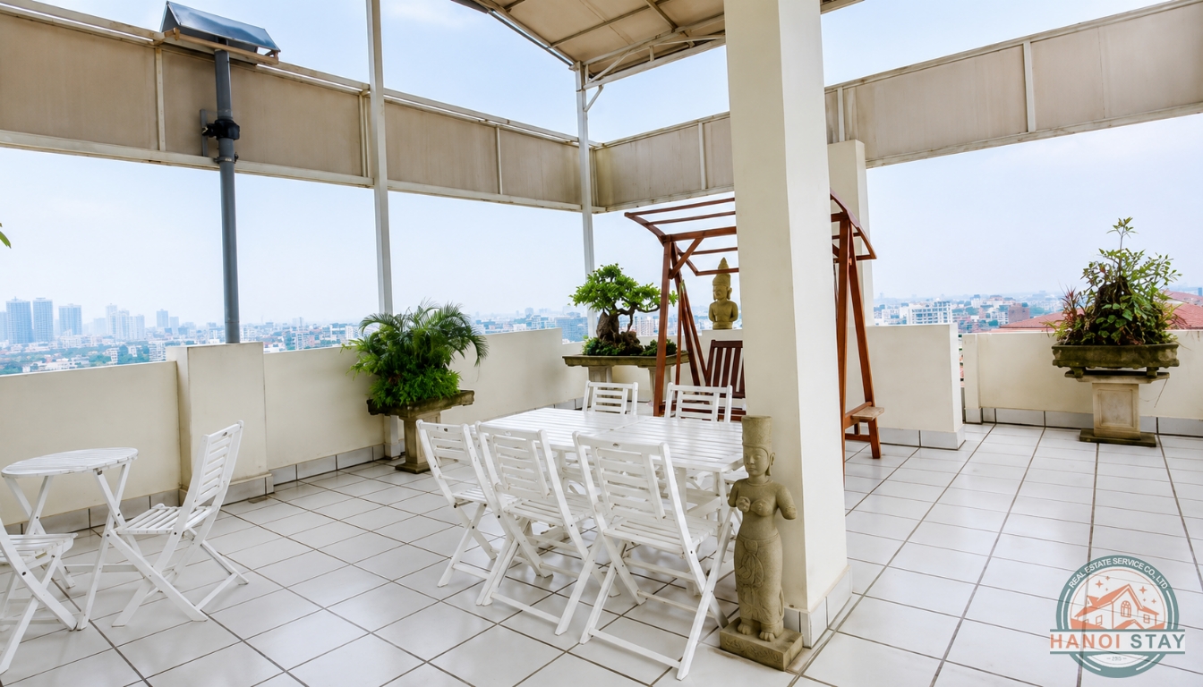 Centrally located, well equipped 2 BR Apartment for Rent in To Ngoc Van str, Tay Ho 1