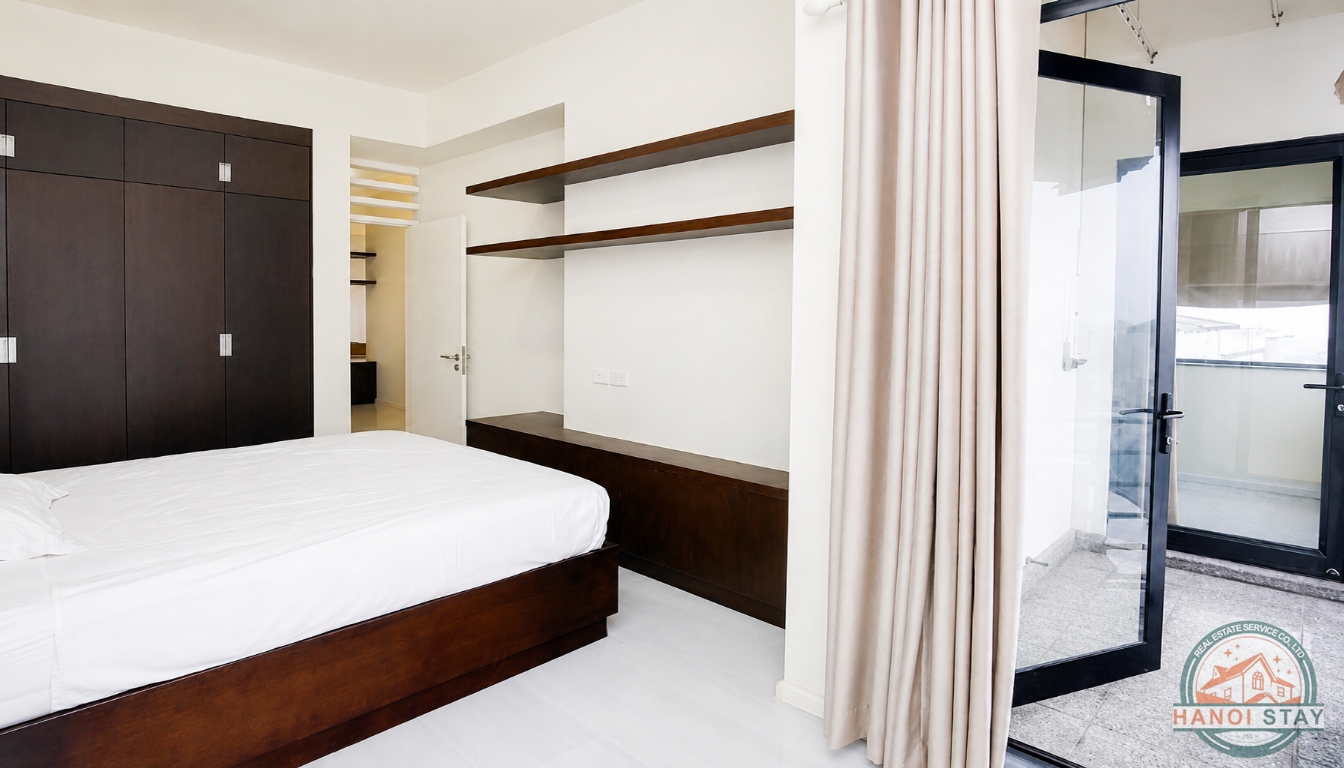 Centrally located, well equipped 2 BR Apartment for Rent in To Ngoc Van str, Tay Ho 5