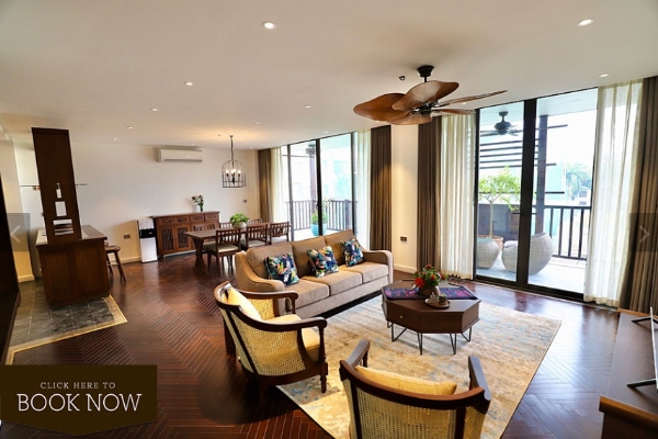 *Centrally located, well equipped, stylish 2 BR Apartment Rental in Center of Hanoi, 5mins to Old Quarter*