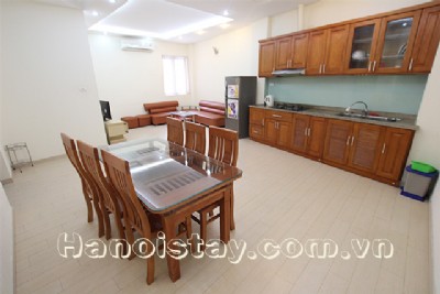 Cheap 2 bedroom apartment in La Thanh str, Dong Da, Spacious Livingroom
