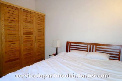 Cozy 2 bedroom serviced apartment for rent in Dao tan st, Ba Dinh