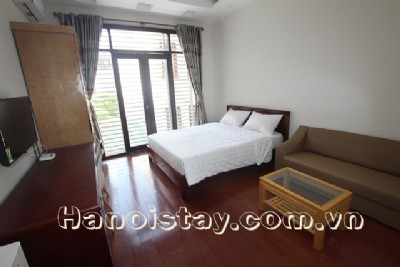 Cozy Studio Apartment Rental in Van Cao street, Ba Dinh