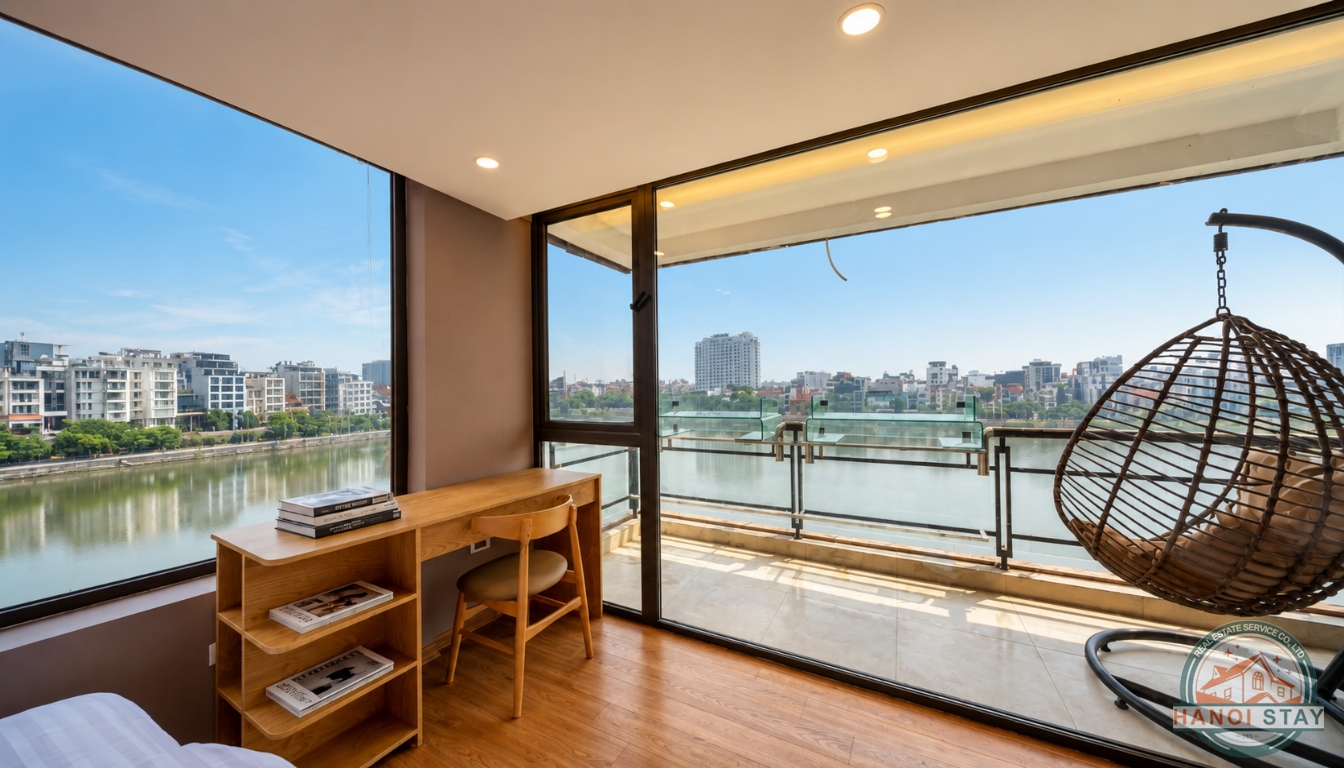 Delight & Refreshing 2 Bedroom Apartment Rental Near Xuan Dieu Area, Tay Ho 3