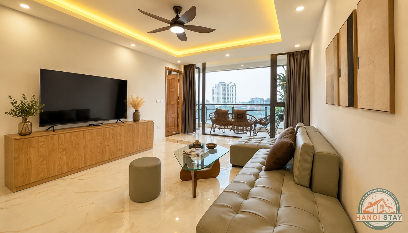 Delight & Refreshing 2 Bedroom Apartment Rental Near Xuan Dieu Area, Tay Ho 5