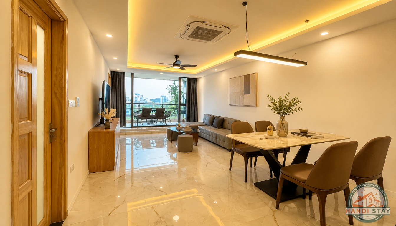 Delight & Refreshing 2 Bedroom Apartment Rental Near Xuan Dieu Area, Tay Ho 7