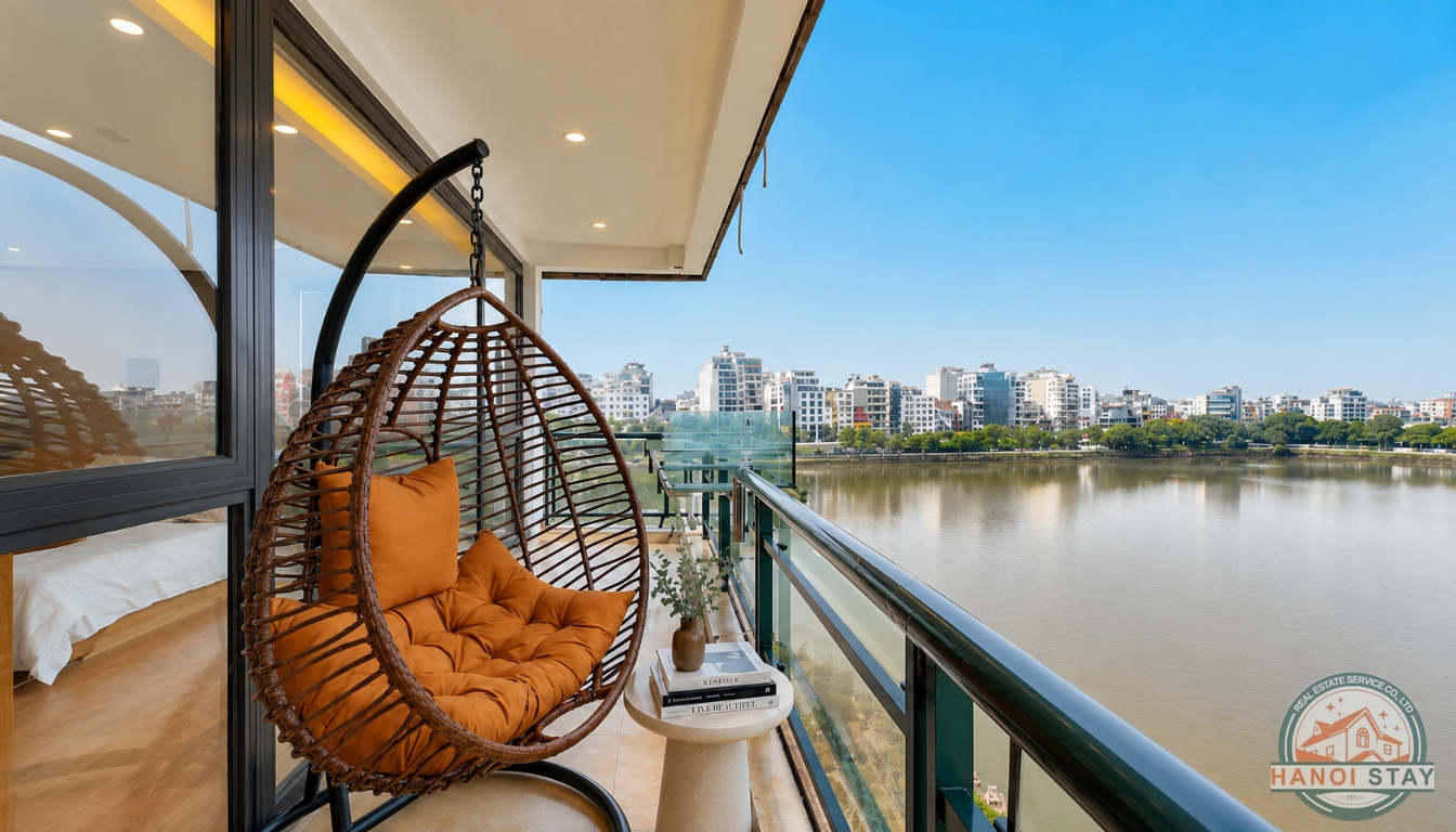 Delight & Refreshing 2 Bedroom Apartment Rental Near Xuan Dieu Area, Tay Ho 9