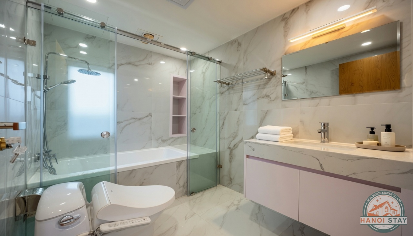 Delight & Refreshing 2 Bedroom Apartment Rental Near Xuan Dieu Area, Tay Ho 6