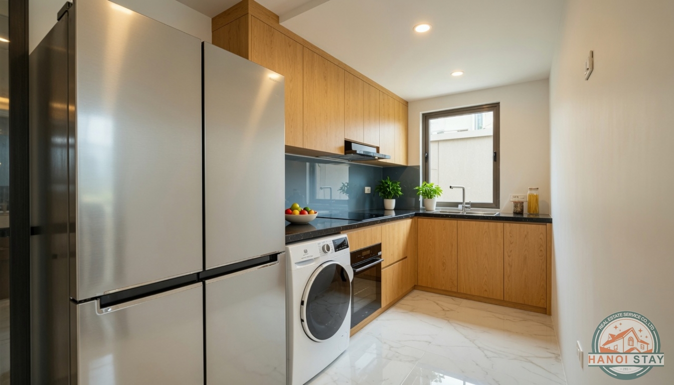 Delight & Refreshing 2 Bedroom Apartment Rental Near Xuan Dieu Area, Tay Ho 11