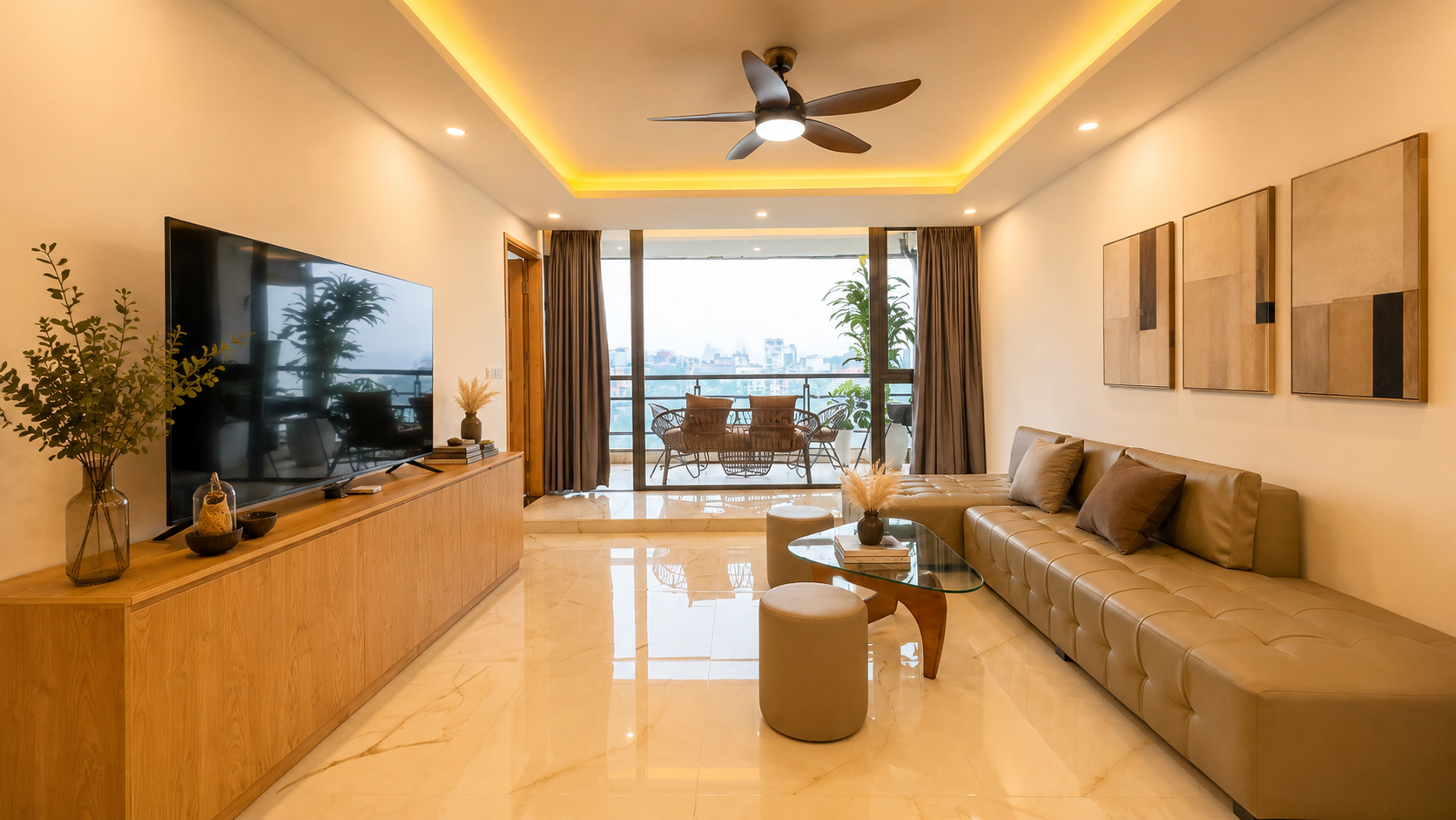 🏢Delight & Refreshing 3 Bedroom Apartment Rental in Tu Hoa str, Tay Ho District🏢