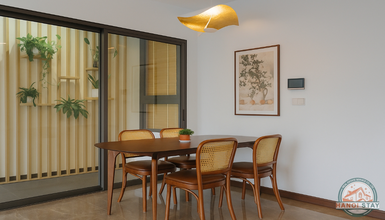 Deluxe 02 BR Apartment for rent in Nguyen Hong Area, Dong Da 4