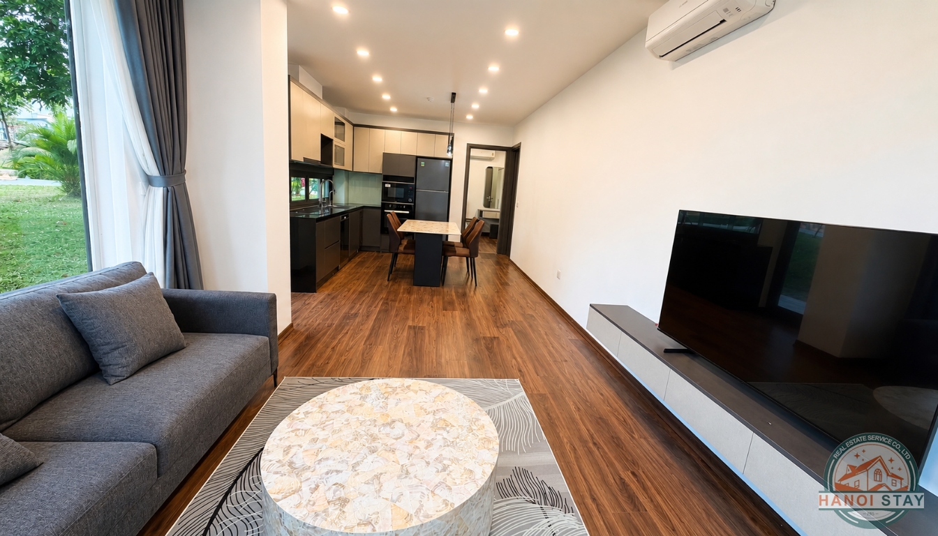 Elegant 1BR Apartment for rent in Long Bien, Well Connected to Hoan Kiem, Attractive Price 4