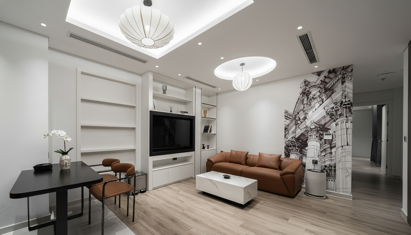 Elegant 2-Bedroom, 2-Bathroom Apartment for Rent in Han Thuyen Pham Dinh Ho Hai Ba Trưng District, Hanoi