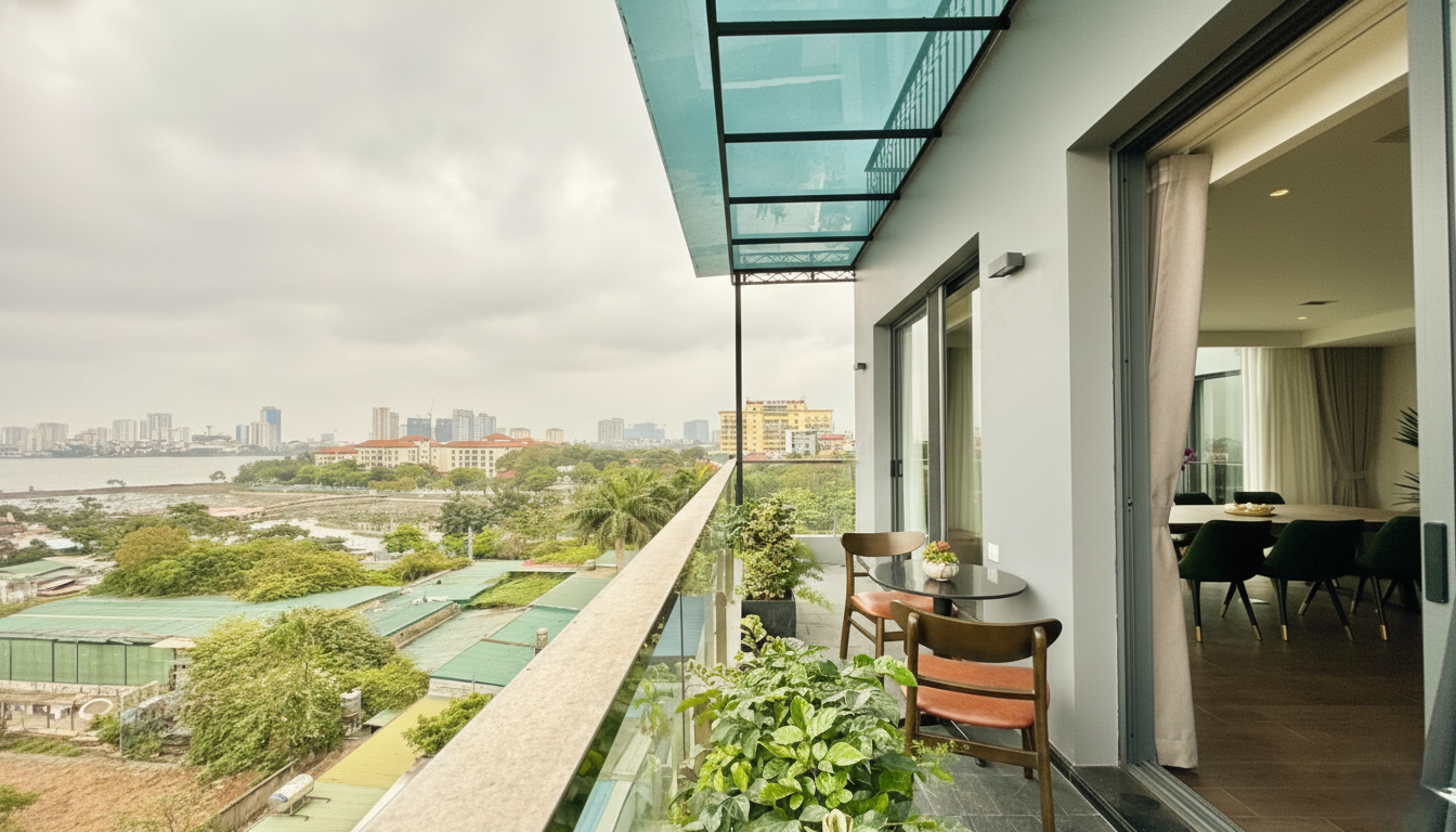 ELEGANT 3-BEDROOM LAKE VIEW APARTMENT ON TAY HO STREET, TAY HO