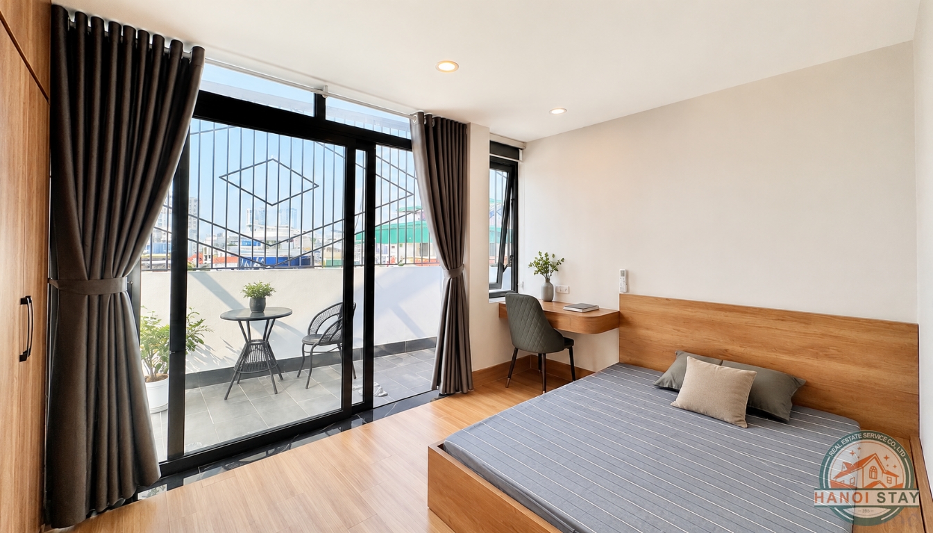 Elegant 3BR Apartment with Balcony & Terrace in Long Bien, Good Price 5