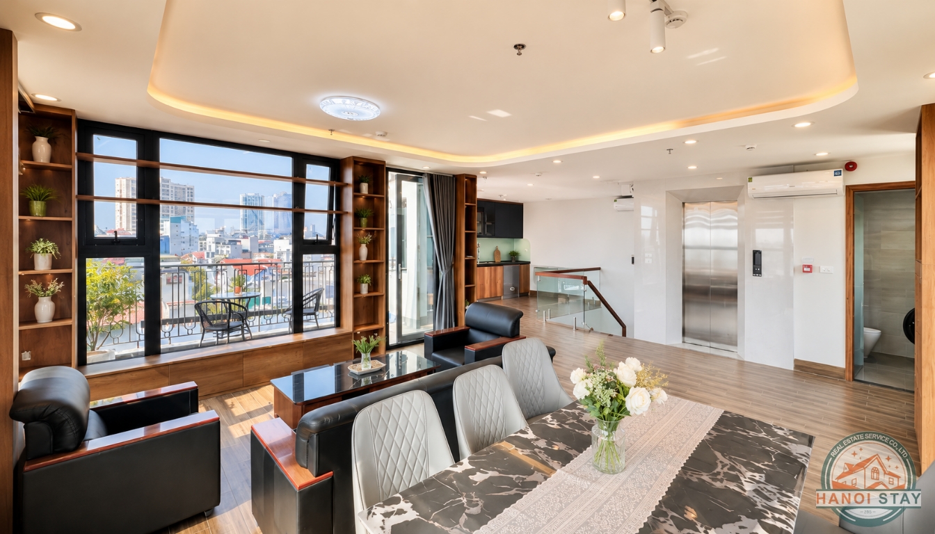 Elegant 3BR Apartment with Balcony & Terrace in Long Bien, Good Price 6