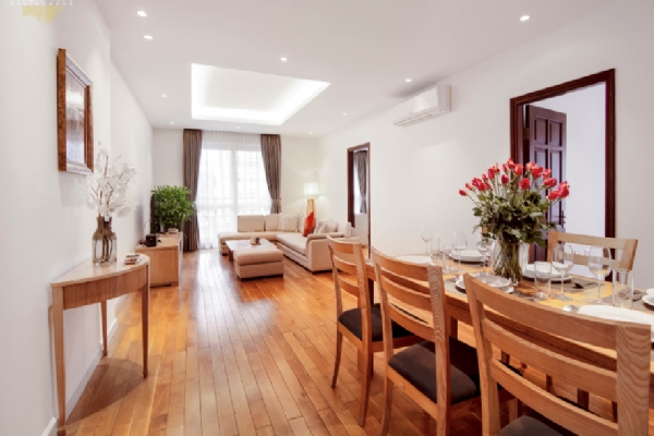 Elegant Living: Central 2-Bedroom Apartment with Intimate Gym Near Tran Hung Dao str, Hanoi
